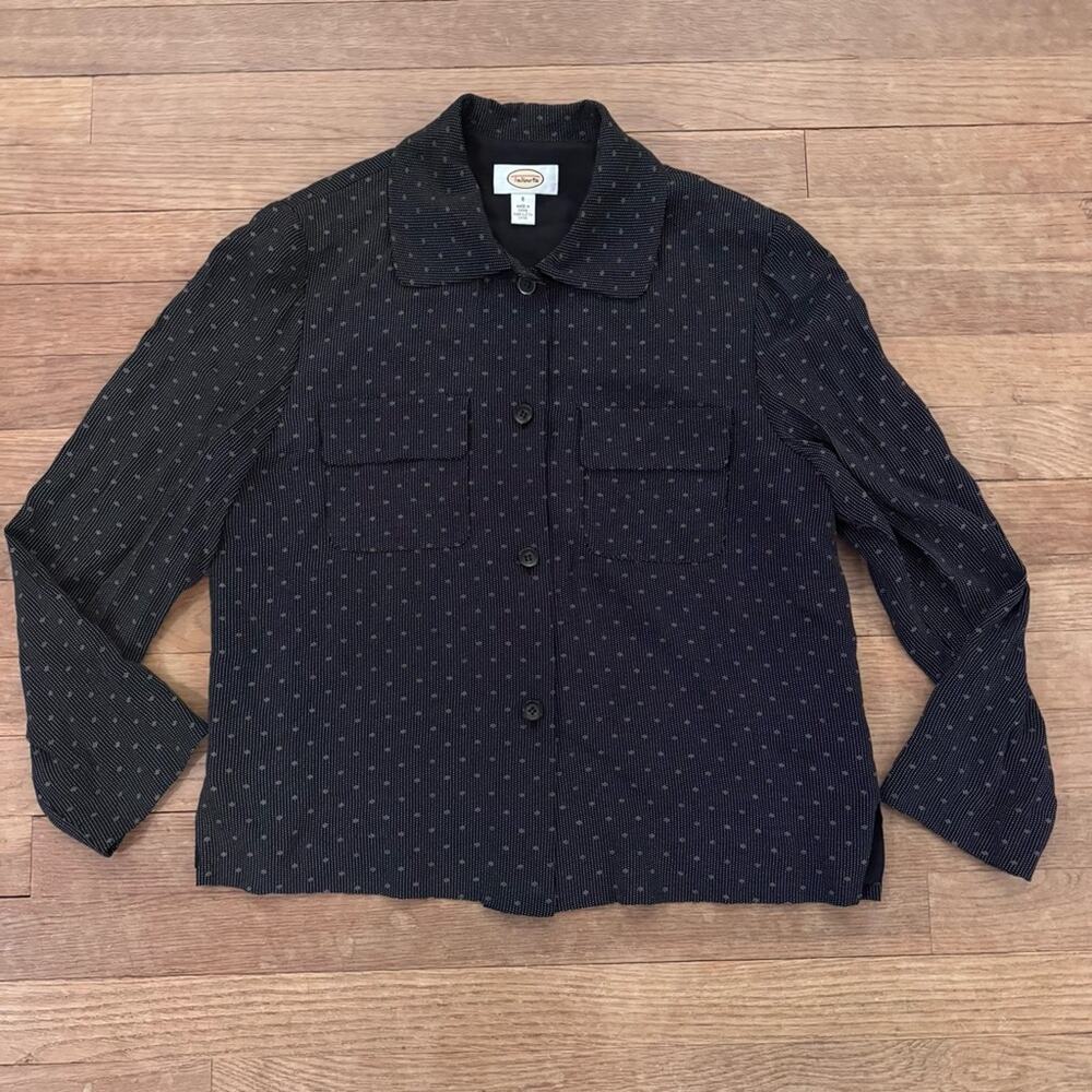Talbots button front jacket blouse size 6
b71